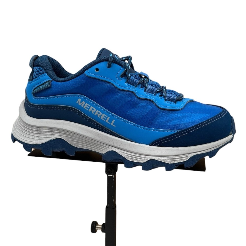 Merrell Moab Speed Little Boys Girls Waterproof Hiking Sneaker Size 13 Blue